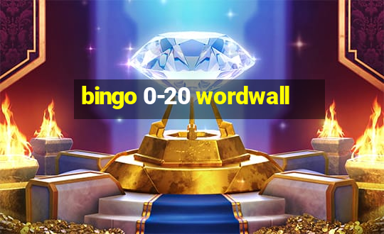 bingo 0-20 wordwall