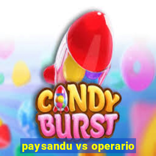 paysandu vs operario