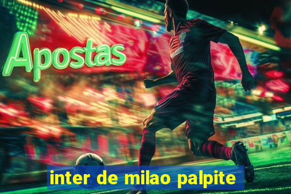 inter de milao palpite