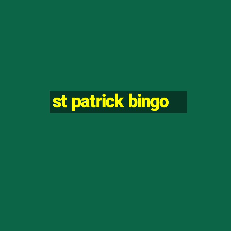 st patrick bingo