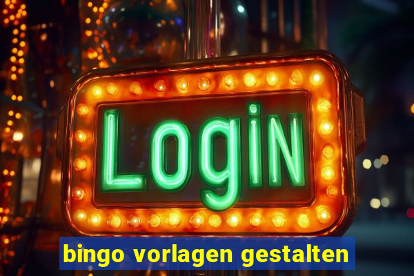 bingo vorlagen gestalten