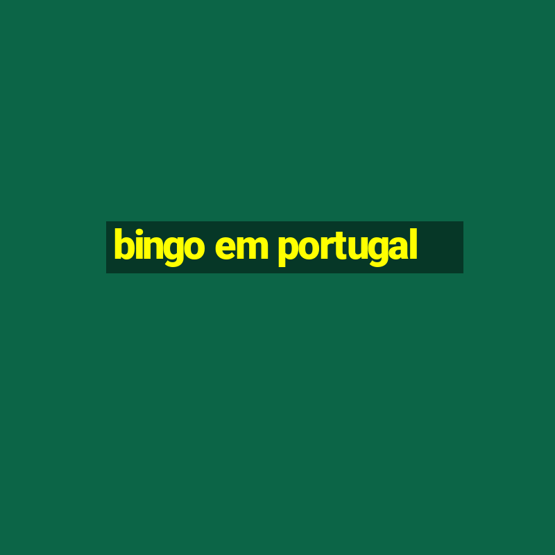 bingo em portugal