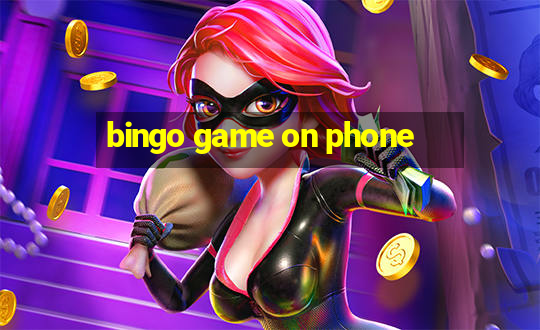 bingo game on phone