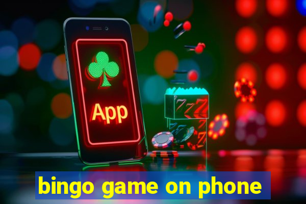 bingo game on phone