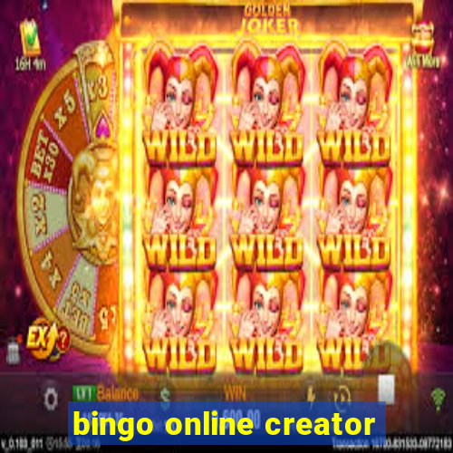 bingo online creator