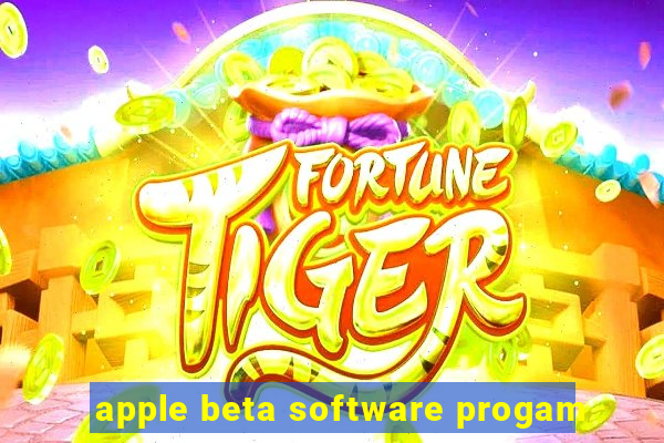 apple beta software progam