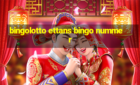 bingolotto ettans bingo nummer