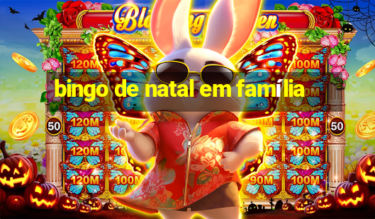 bingo de natal em família