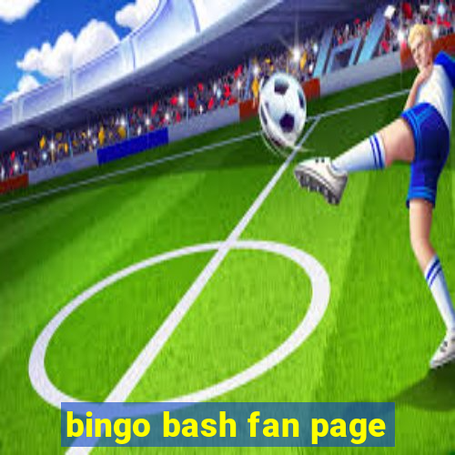 bingo bash fan page