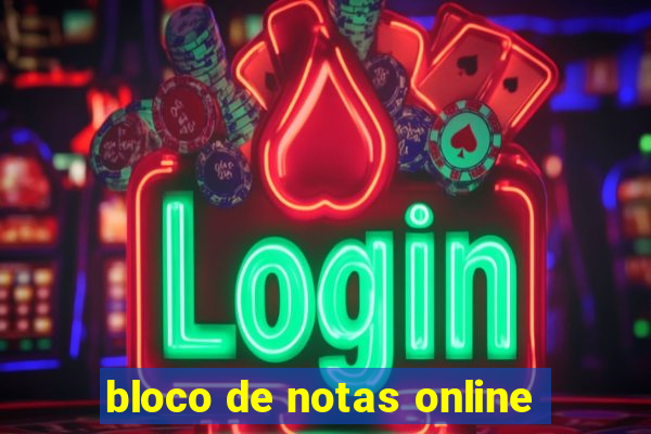 bloco de notas online