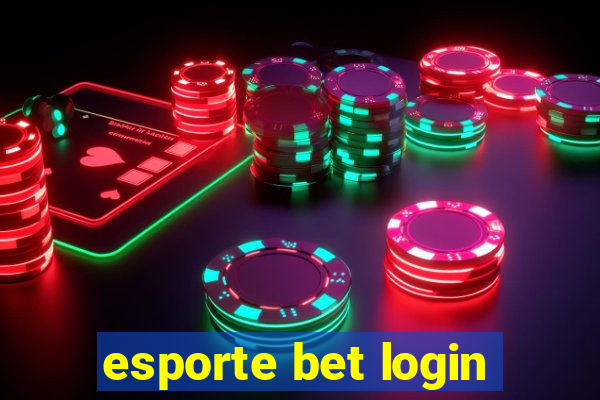 esporte bet login