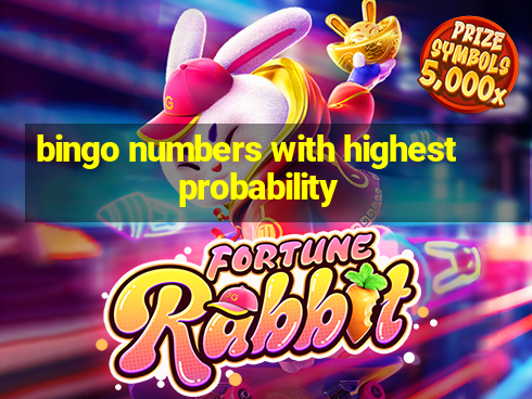 bingo numbers with highest probability