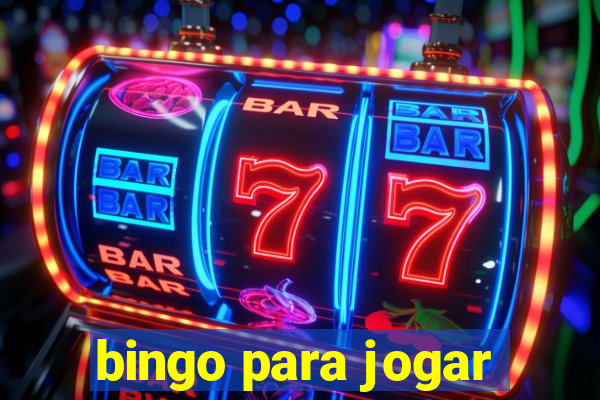 bingo para jogar