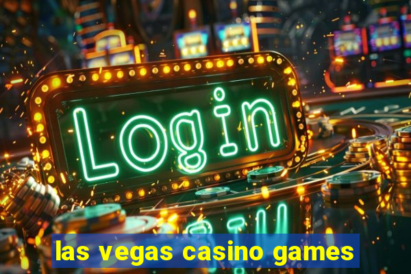 las vegas casino games