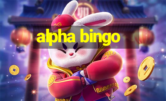 alpha bingo