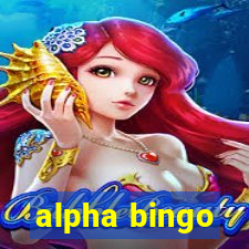 alpha bingo