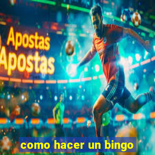 como hacer un bingo