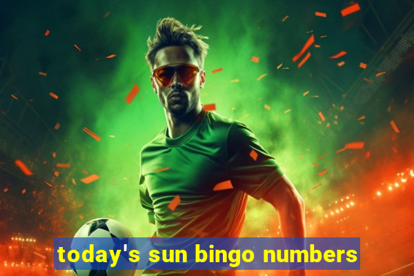 today's sun bingo numbers