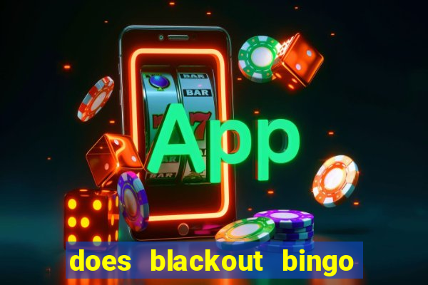 does blackout bingo really pay