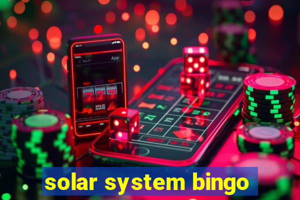 solar system bingo