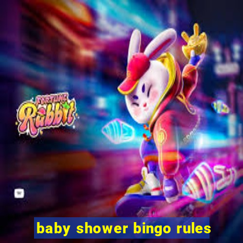 baby shower bingo rules