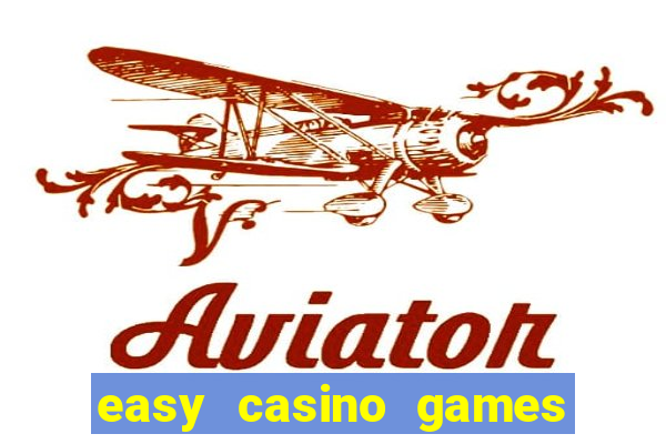 easy casino games to win money