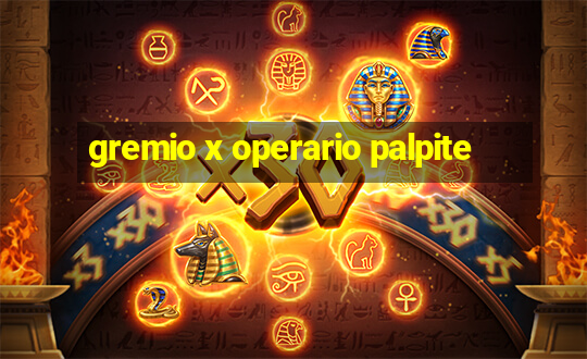 gremio x operario palpite