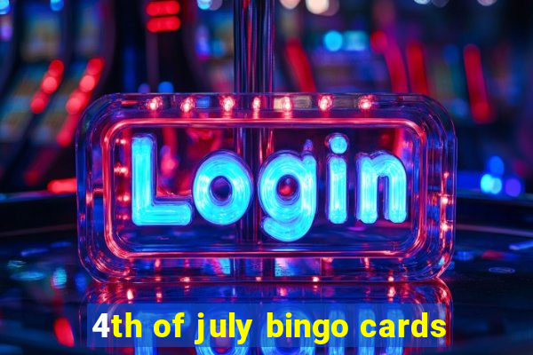 4th of july bingo cards