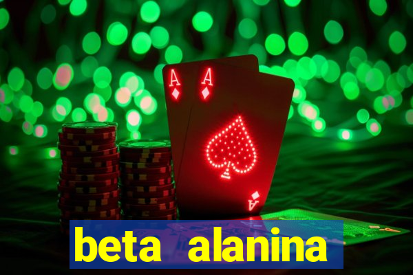 beta alanina aumenta a pressao