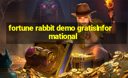 fortune rabbit demo gratisInformational