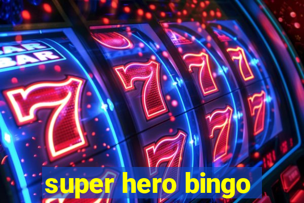 super hero bingo