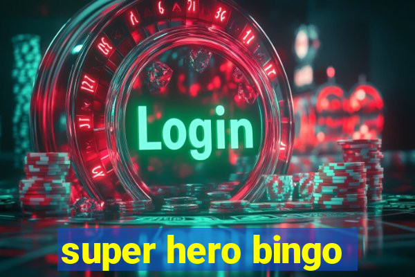 super hero bingo