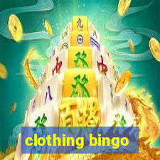 clothing bingo