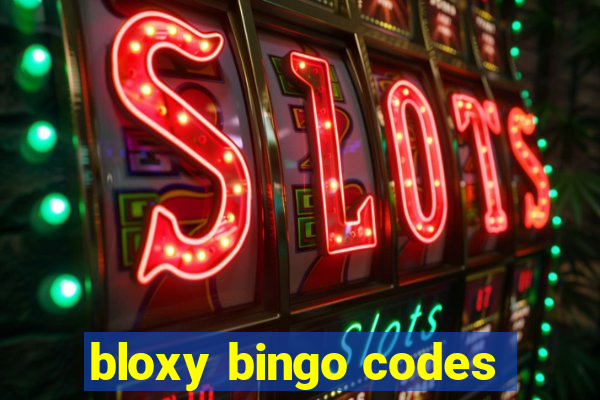 bloxy bingo codes