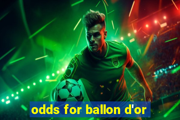 odds for ballon d'or