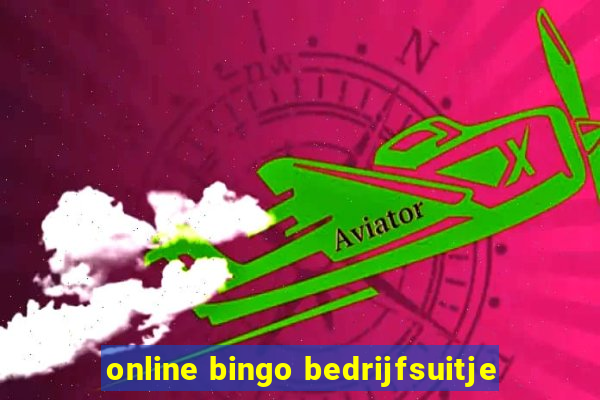 online bingo bedrijfsuitje