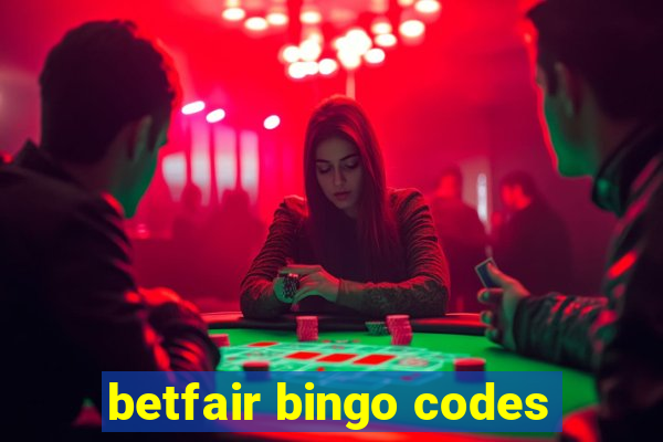 betfair bingo codes