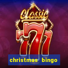 christmas bingo card generator