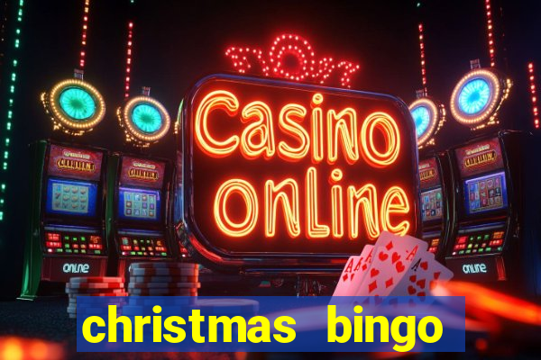 christmas bingo card generator