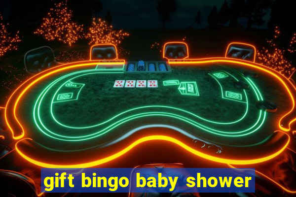 gift bingo baby shower