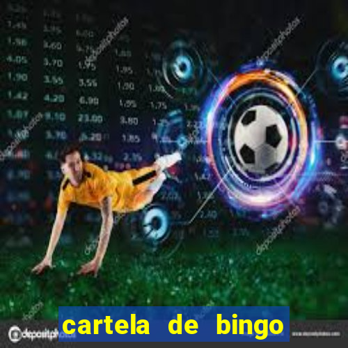 cartela de bingo vazia para imprimir