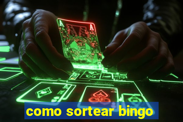 como sortear bingo