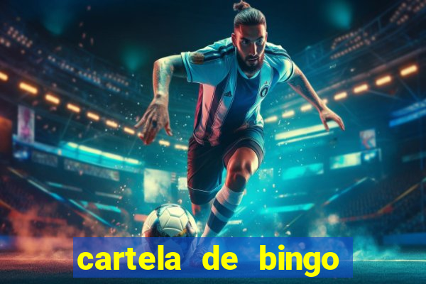 cartela de bingo de nomes para imprimir