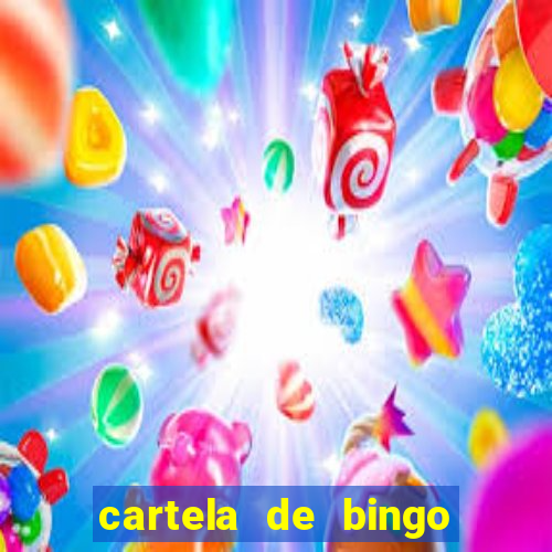 cartela de bingo de nomes para imprimir