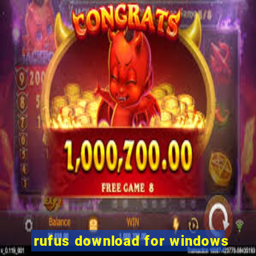 rufus download for windows