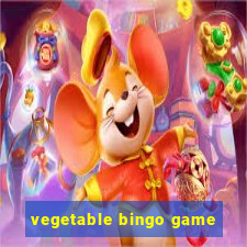 vegetable bingo game