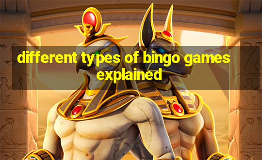 different types of bingo games explained