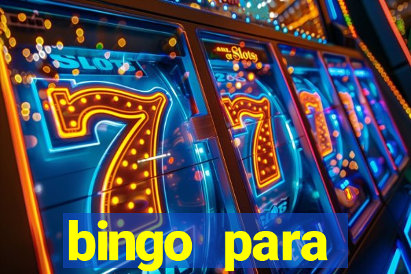 bingo para despedida de solteira para imprimir