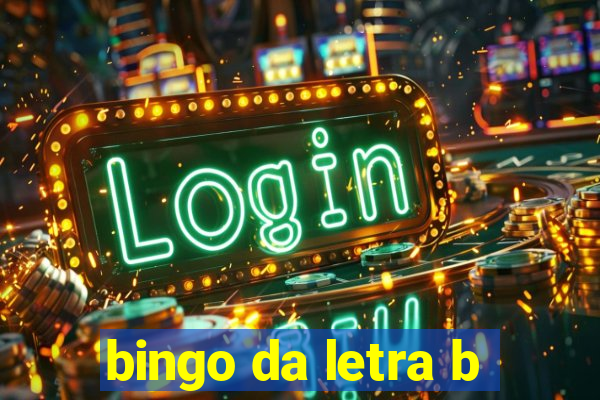 bingo da letra b