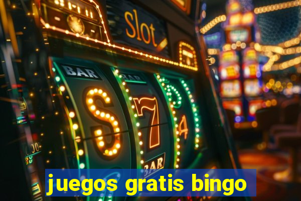 juegos gratis bingo